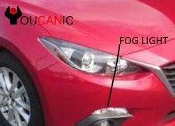 how to replace fog light mazda 3