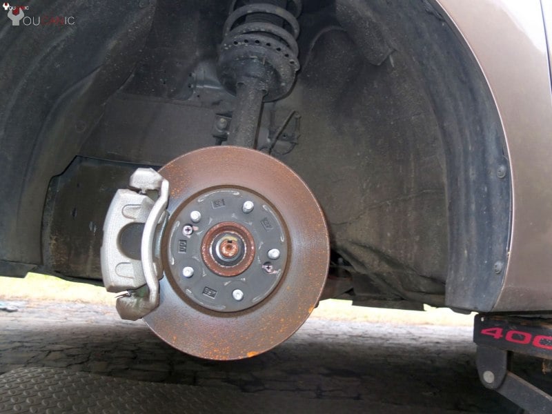 remove rear wheel and tire