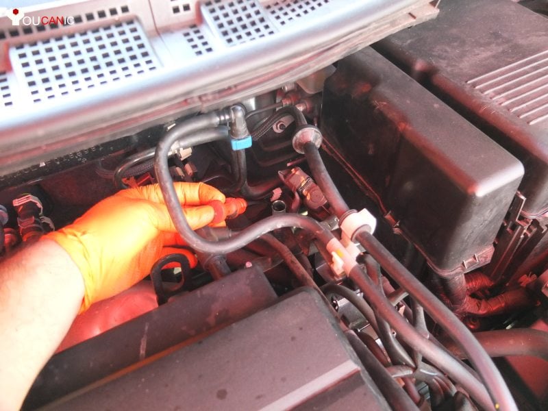 how to add automatic transmission fluid on Mazda