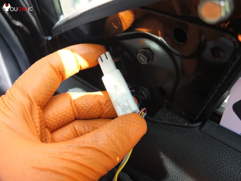 diy guide how to change side view mirror on mazda 5
