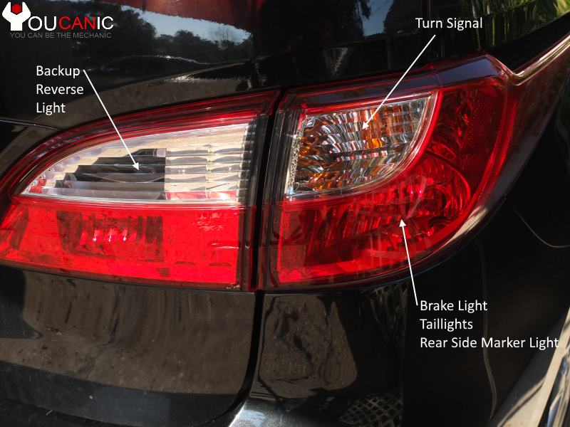 how to change back up reverse light on Mazda 5 2010 2011 2012 2013 2014 2015 2016 2017 2018