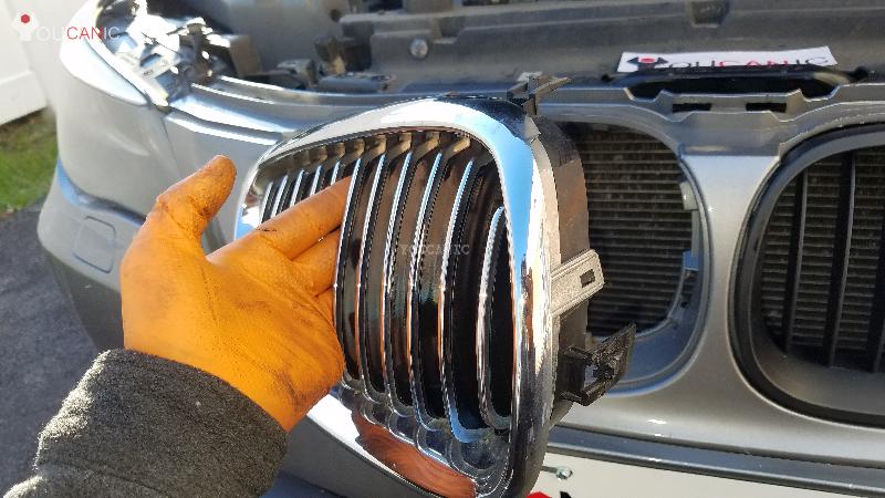 bmw front grill removal diy