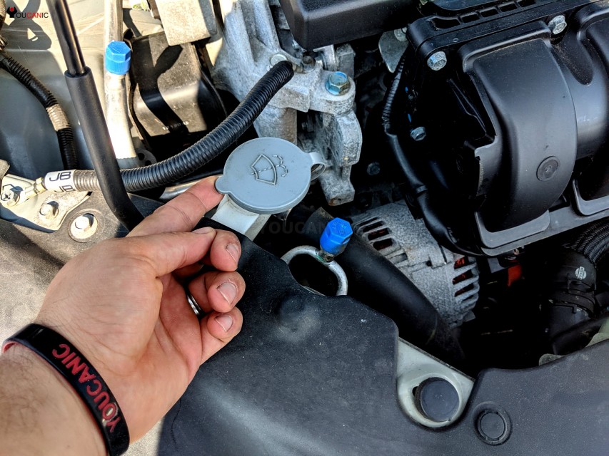 add windshield washer fluid to a chrysler