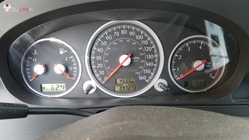 Chrysler Crossfire turn off engine and check engine oil level