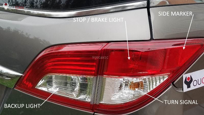 Nissan Quest brake light bulb type and how to replace it