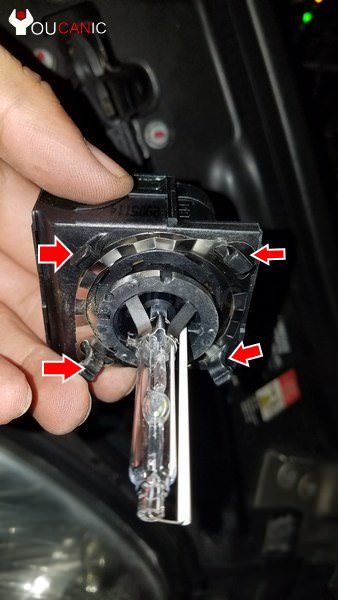 how to change mercedes ballast ignitor