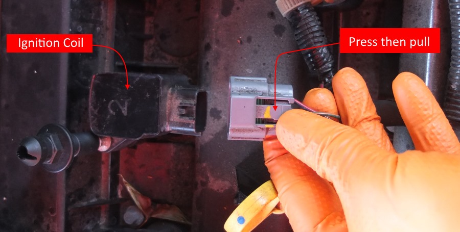 ignition coil acura disconnection