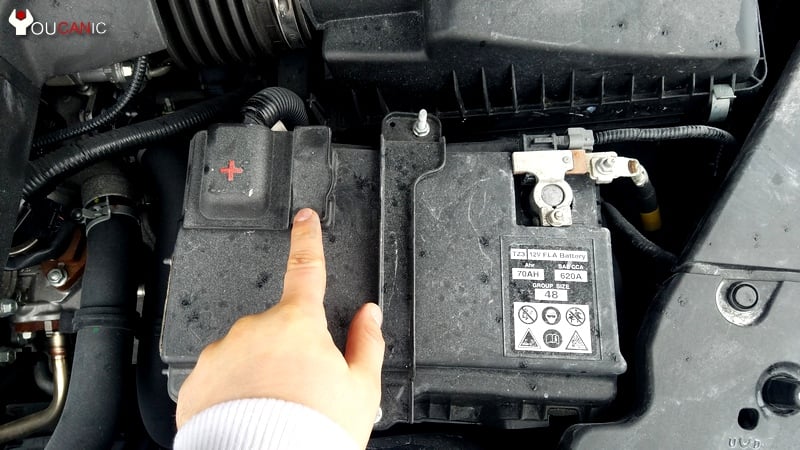 instruction on how to jump start ACURA model with dead battery