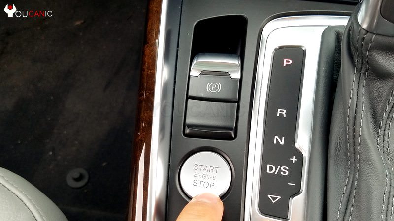 turning ignition key to the accessories position