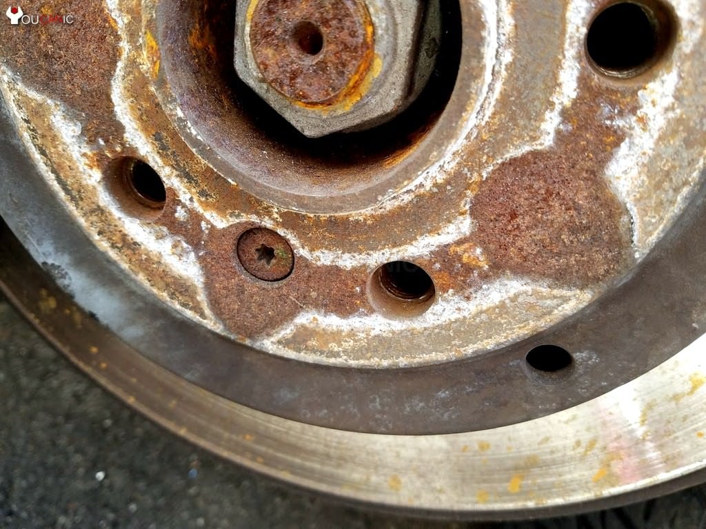 remove t30 screws on rotor