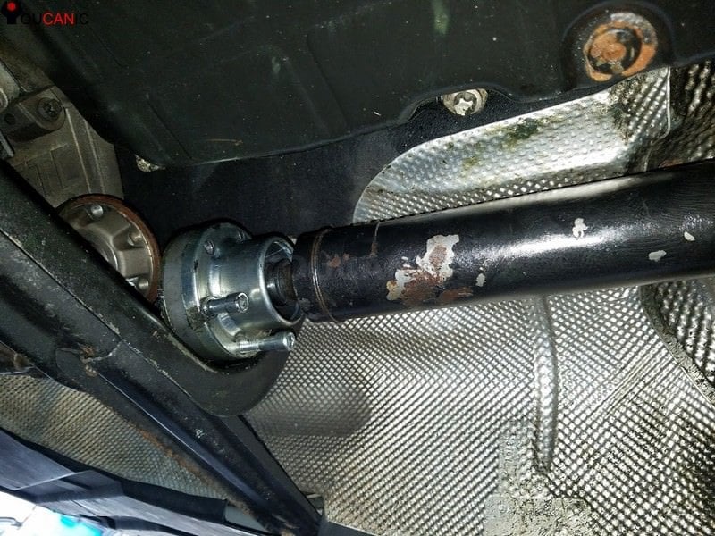 remove mercedes drive shaft proppler shaft diy