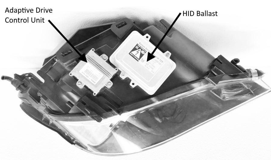 bmw ALC Adaptive Headlight Drive Control Unit Lighting Module  locaiton 