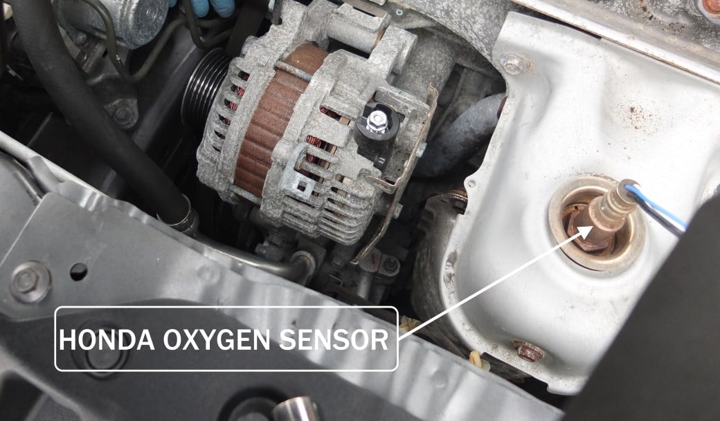 honda check engine light caused by a bad oxygen sensor
