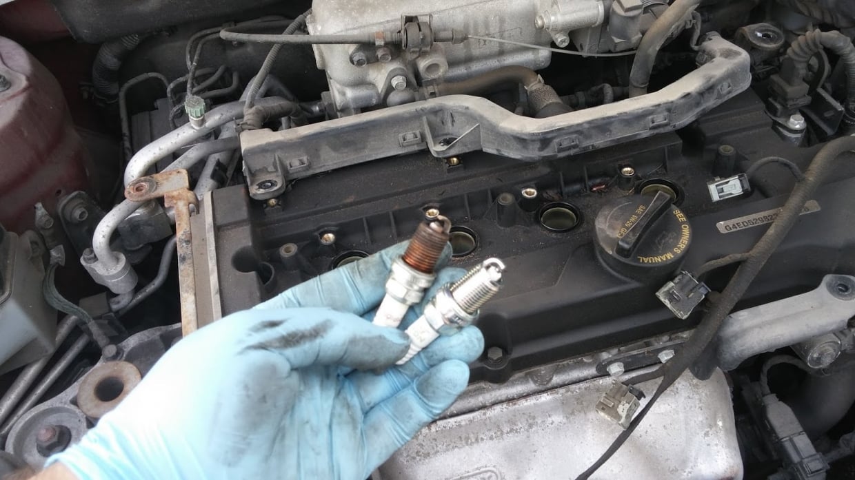 VW check engine light on due to bad spark plug