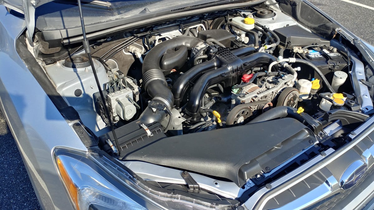 Open Subaru hood