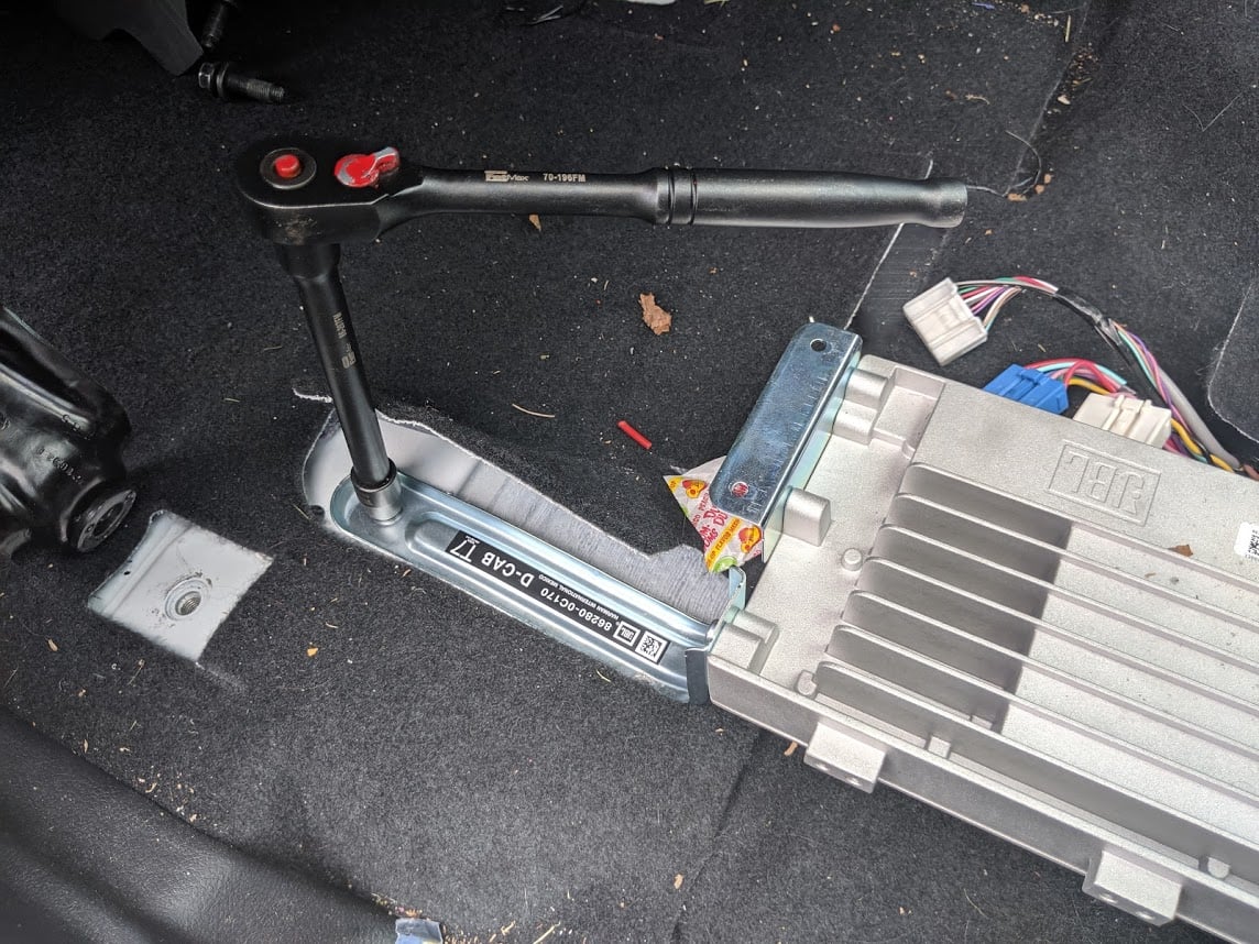 amp removal toyota