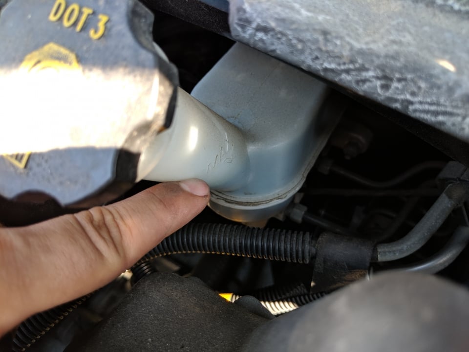 Buick ABS trac off light triggered by low brake fluid level