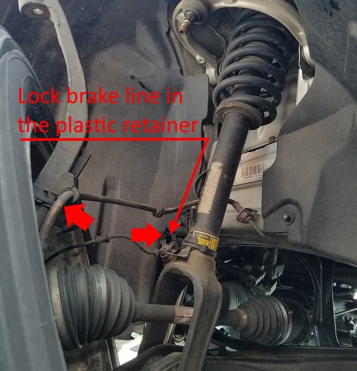 mercedes brake line replacement