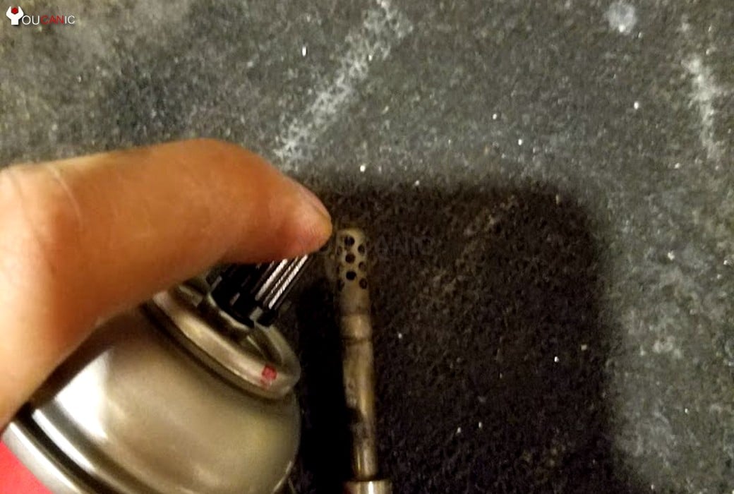 cleaning mercedes exhaust temp sensor