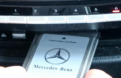 pcmcia adapter for mercedes class