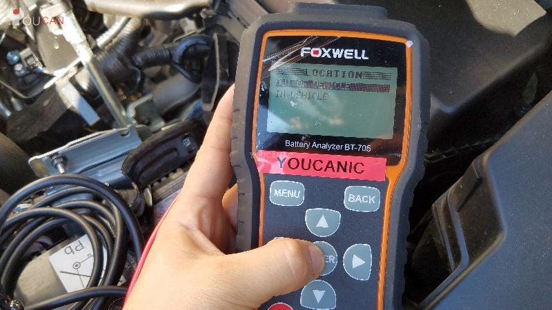 foxwell battery tester bt 705 