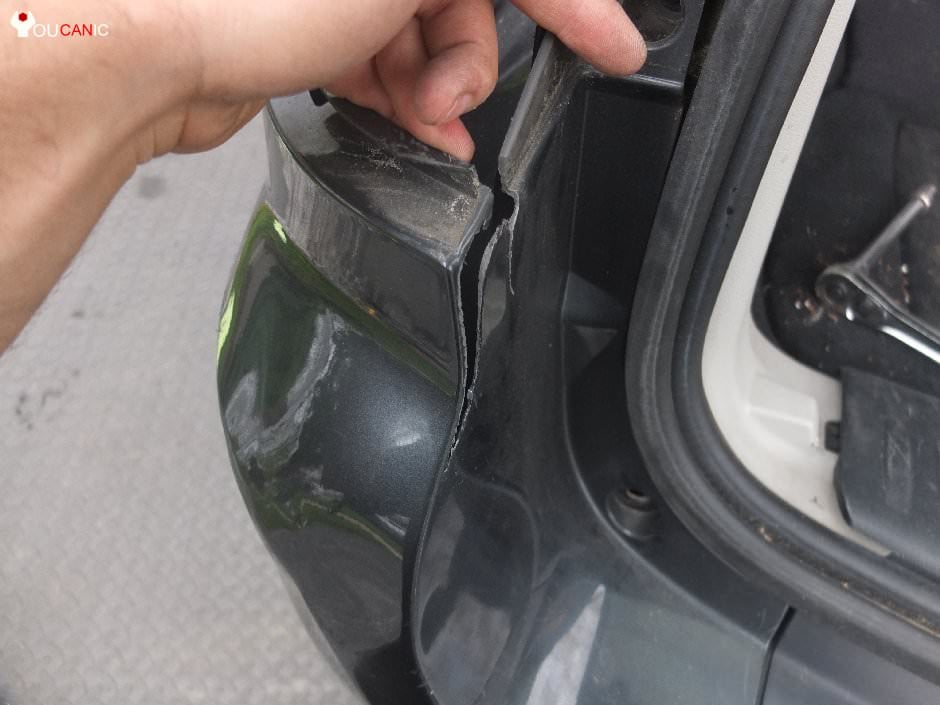 how to fix cracked bumper