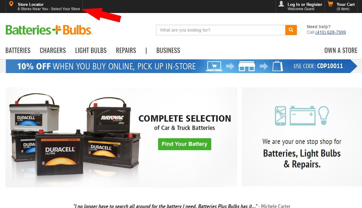 buy car battery online pick up in store