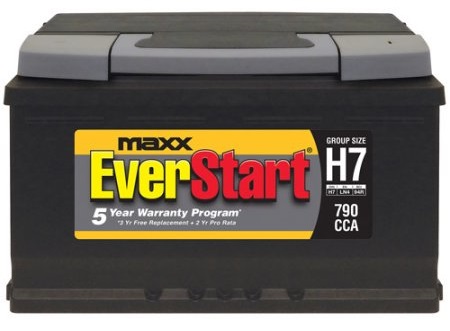 EverStart Maxx Lead Acid Automotive Battery, Group H7