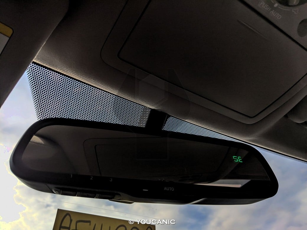 2007-Lexus-IS-250 rearview mirror