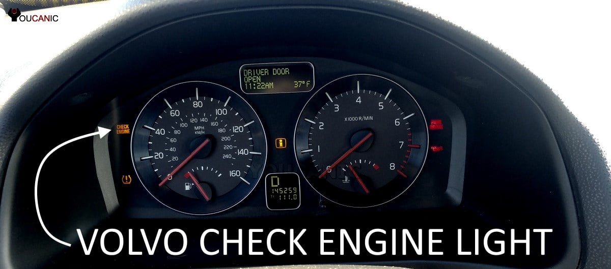Volvo Check engine light on