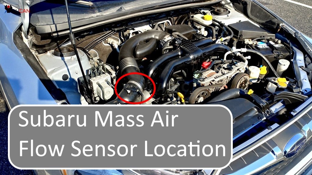 subaru mass air flow sensor location