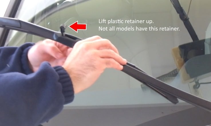 Cadillac wndshield wiper blade replacement diy