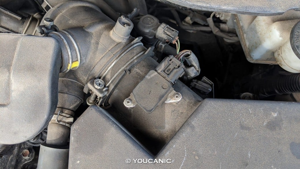 Toyota check engine light on due to bad MAF sensor