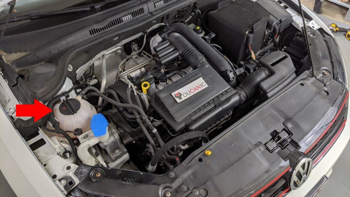 How to check engine coolant level on a volkswagen add engine coolant vw jetta bora passat rabbit beetle routan 