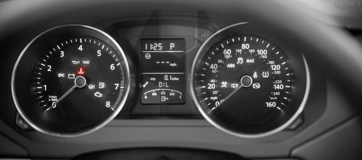 VW temperature light flashing