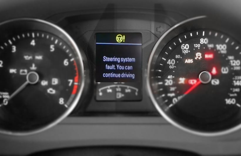 VW steering angle sensor calibration