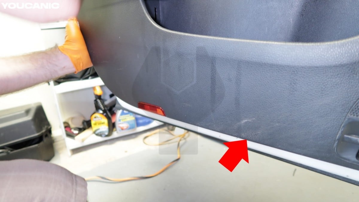 VW door panel bolts