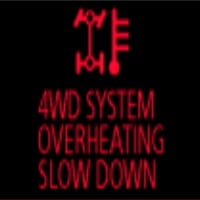 4WD system overheating slow down
