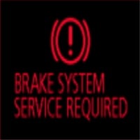 Brake system service required