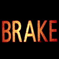 Brake warning light (red) 2