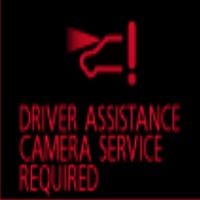 Driver assistance camera service required.