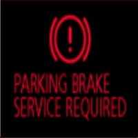 Parking brake service required