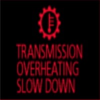 Transmission overheating slow down