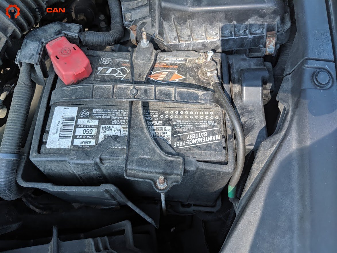 old car battery