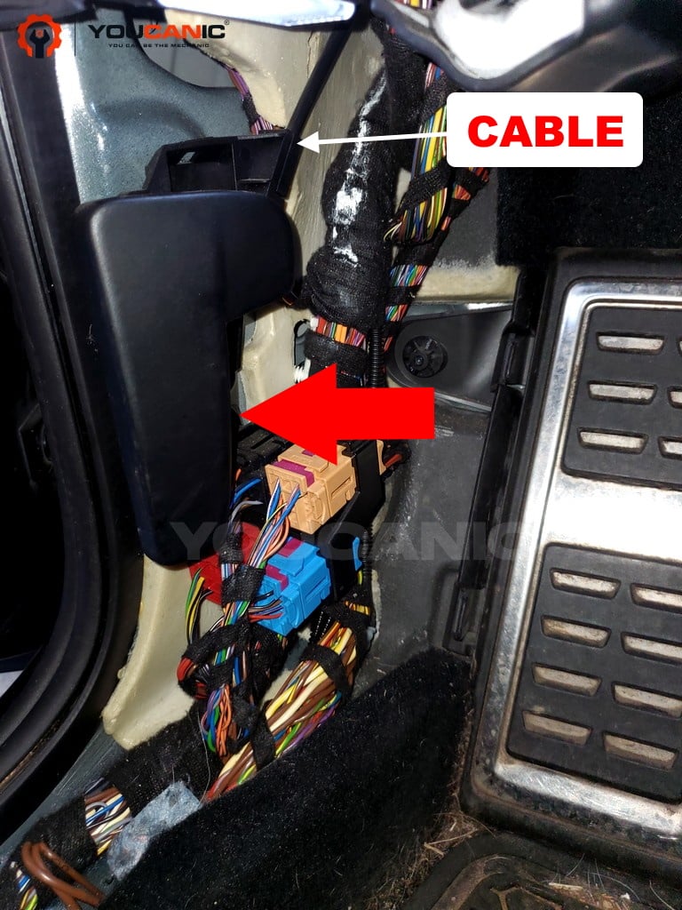 VW STUCK CABLE