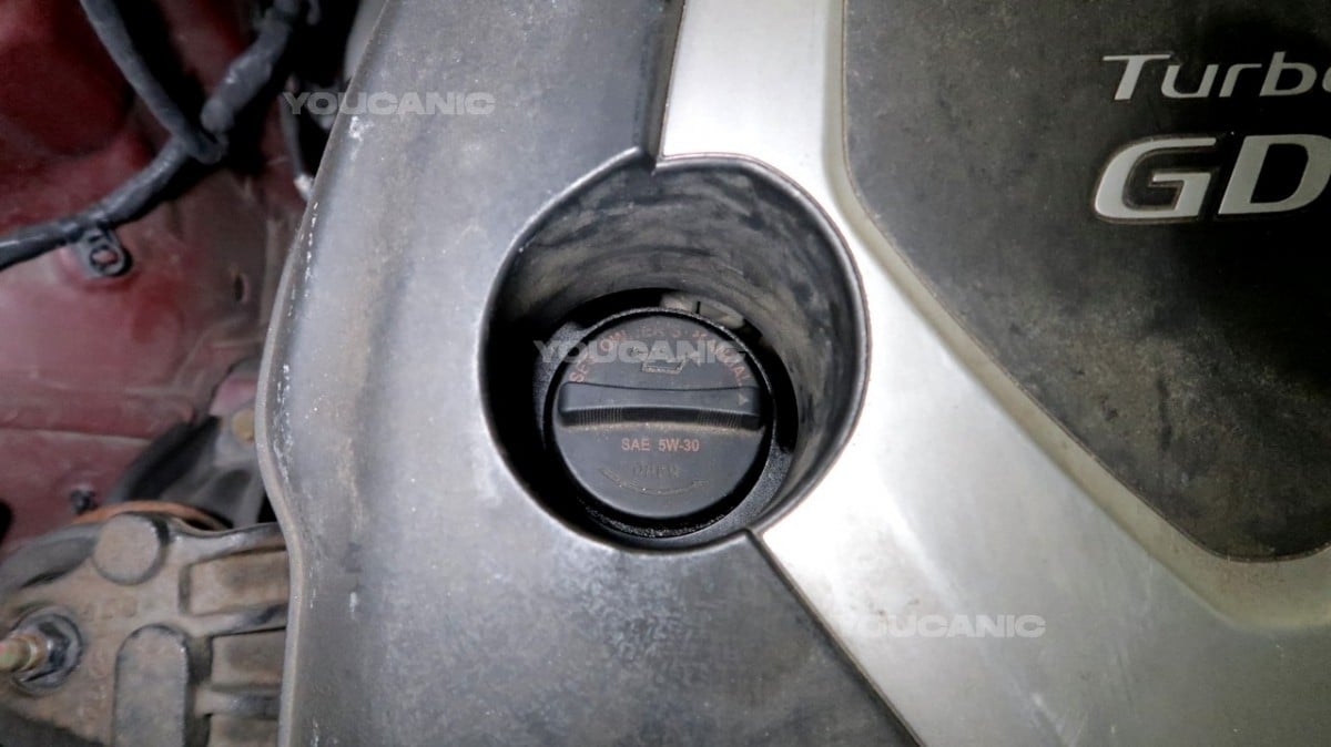 check hyundai engine oil level