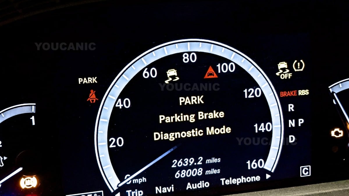 Diagnose Mercedes Parking Brake 