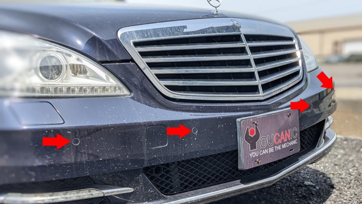 Dirty Mercedes Parking Sensor