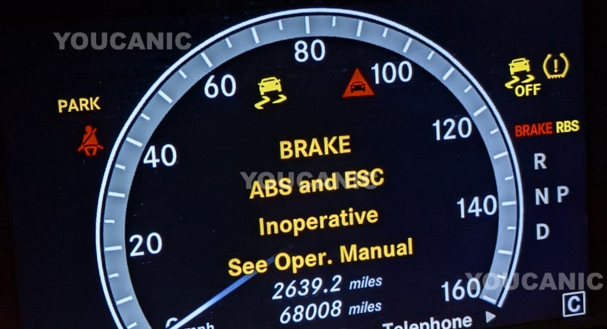Mercedes Cruise Control Inoperative NOT WORKING