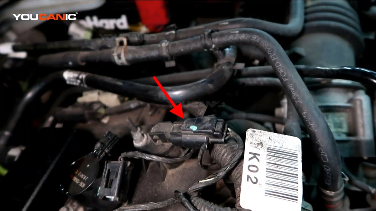 The Camshaft Position Sensor of the Ford Fusion.